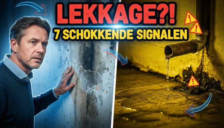 signalen lekkage herkent: schokkende,