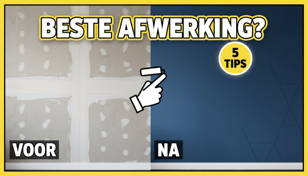 Welke afwerking werkt best?