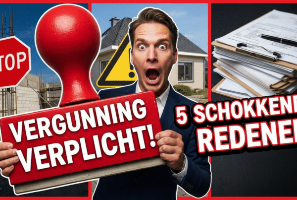 Waarom soms vergunning nodig