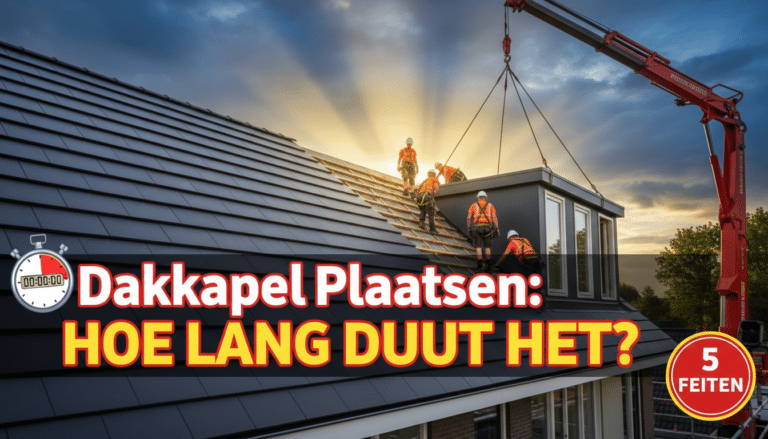 lang plaatsen dakkapel duurt: