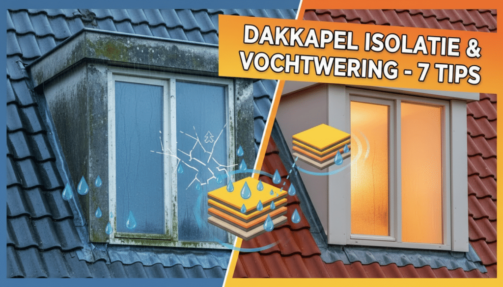 Dakkapel isolatie vochtwering: essentiële,