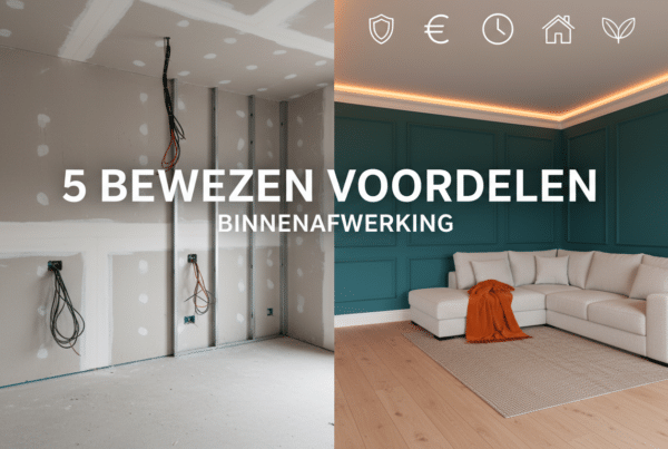 Waarom binnenafwerking soms essentiële,