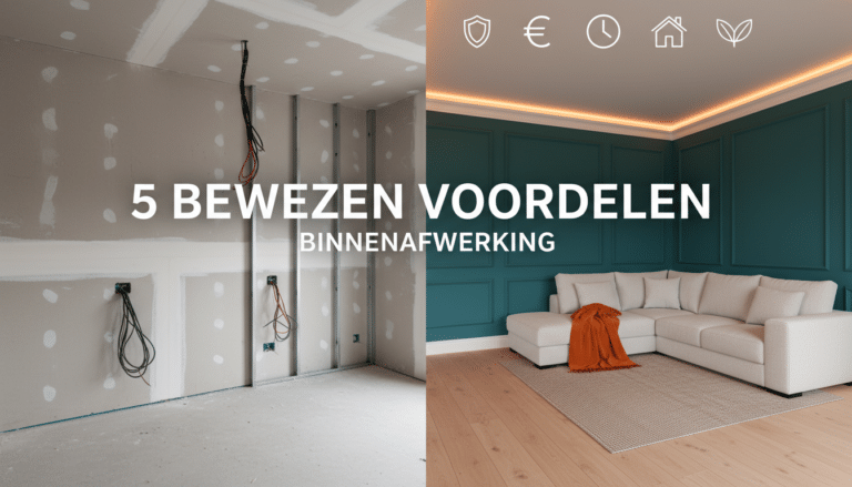 Waarom binnenafwerking soms essentiële,