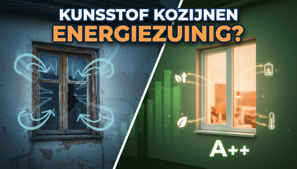 Zijn kunststof kozijnen energiezuiniger: