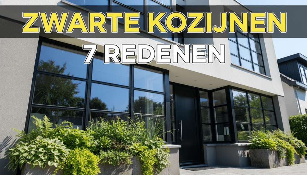 Waarom zwarte kozijnen ongelooflijk