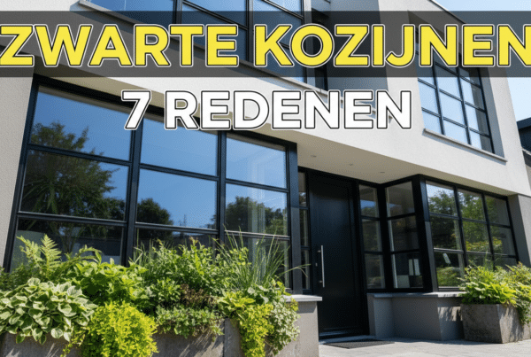 Waarom zwarte kozijnen ongelooflijk