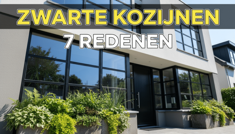 Waarom zwarte kozijnen ongelooflijk