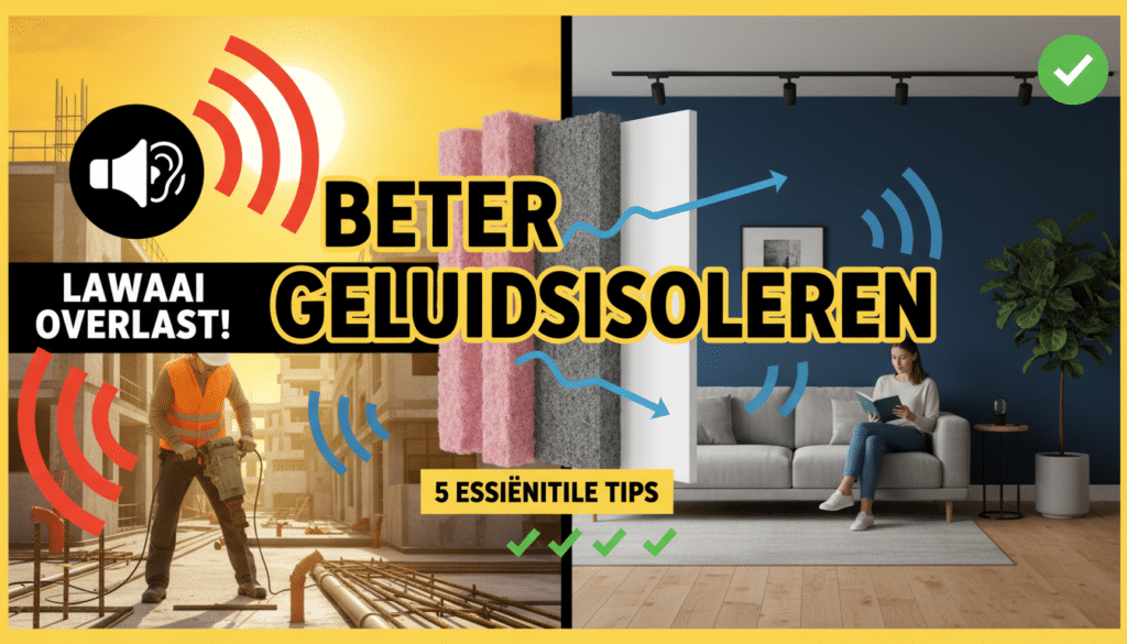 materiaalkeuze geluidsisolatie: bewezen, essentiële