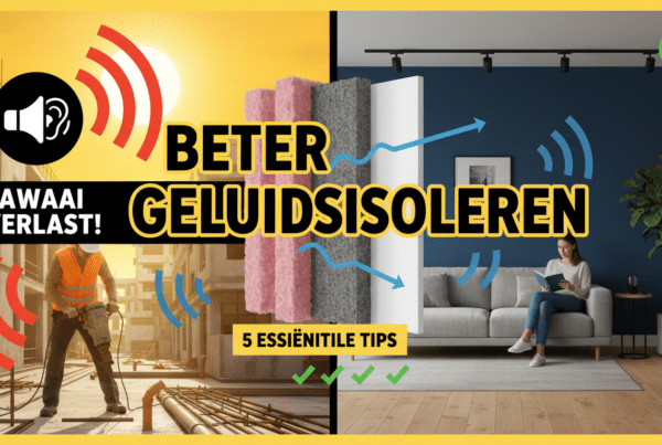 materiaalkeuze geluidsisolatie: bewezen, essentiële