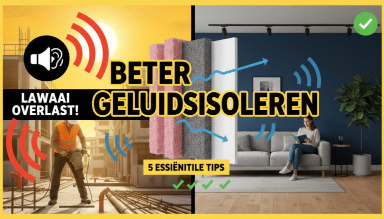materiaalkeuze geluidsisolatie: bewezen, essentiële