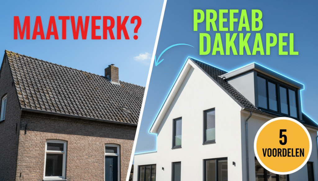 Prefab dakkapel maatwerk: bewezen,
