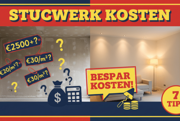 Kosten binnenafwerking: stucwerk, essentiële,