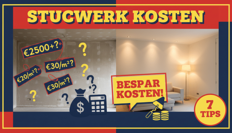 Kosten binnenafwerking: stucwerk, essentiële,