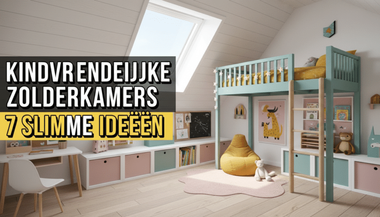 Inspiratie voor kindvriendelijke zolderkamers: