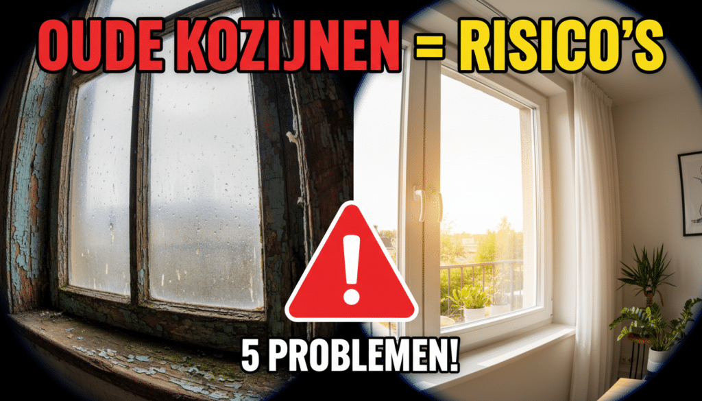 Waarom oude kozijnen vaak