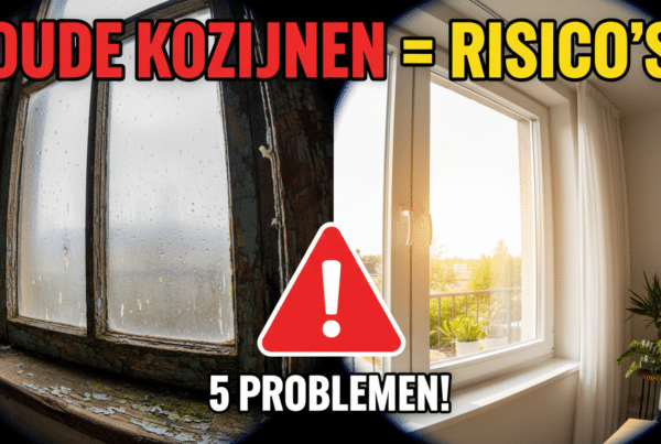 Waarom oude kozijnen vaak