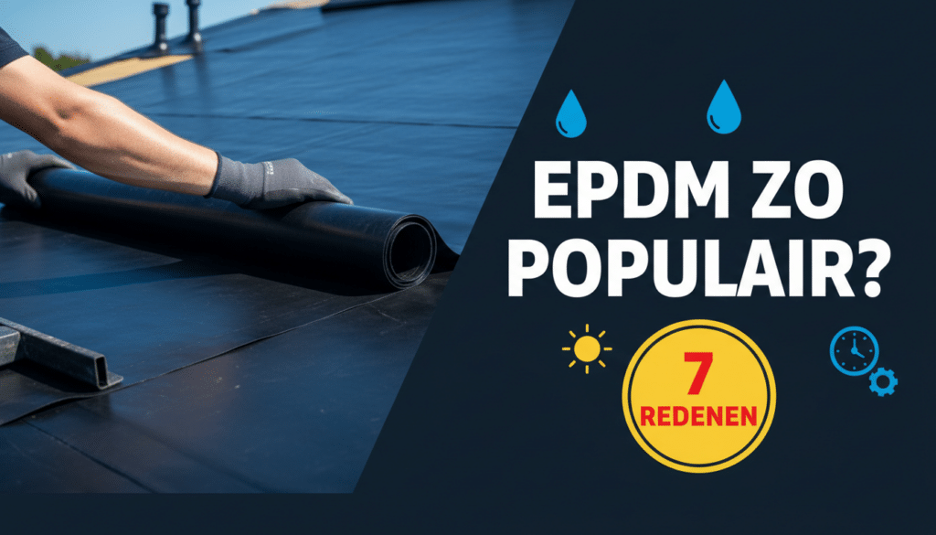 Waarom EPDM dakbedekking populair