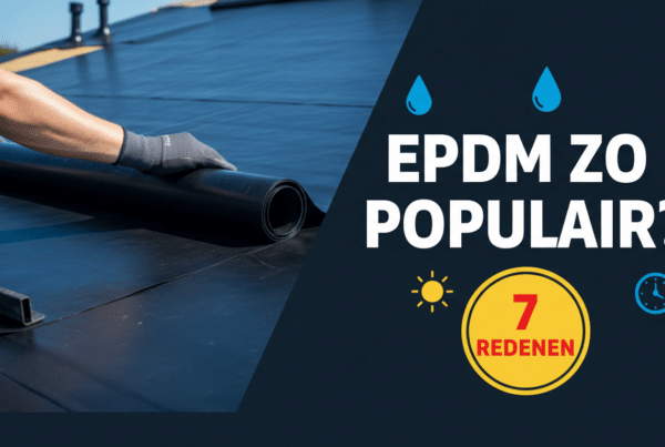 Waarom EPDM dakbedekking populair