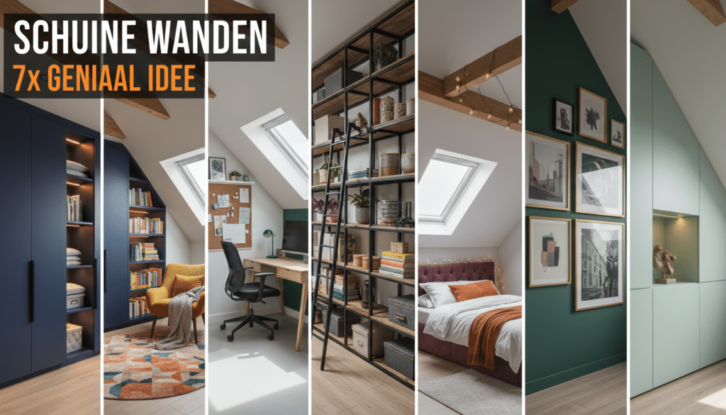 schuine wanden geweldig stijlvol