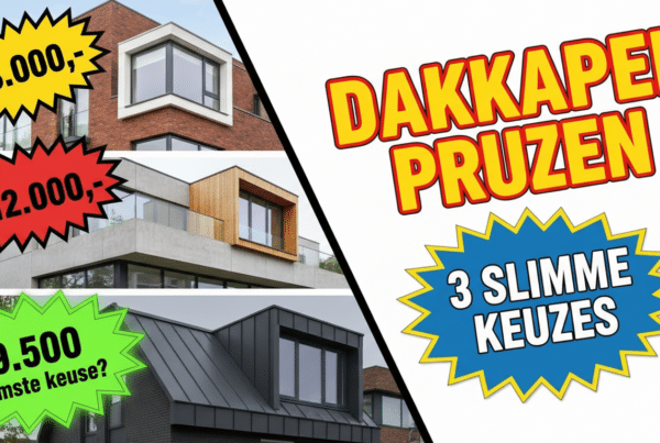 Dakkapel prijzen materiaalsoort: schokkend