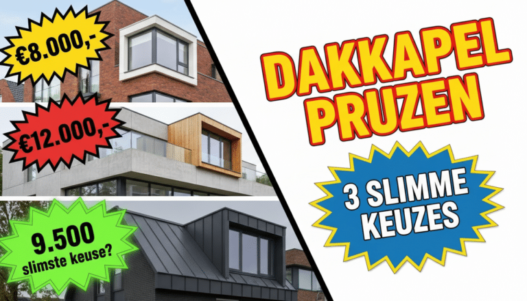 Dakkapel prijzen materiaalsoort: schokkend