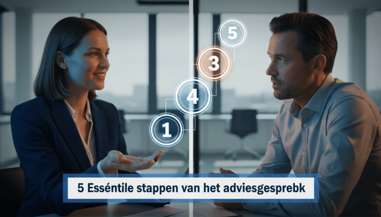 essentiële, bewezen stappen adviesgesprek
